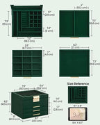 SONGMICS Jewelry Box Organizer, 4-Layer Storage with 3 Drawers, Glass Lid - Image 6