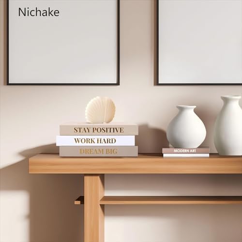 Set of 3 Linen Covered Decorative Books for Home Office Decor - Image 4