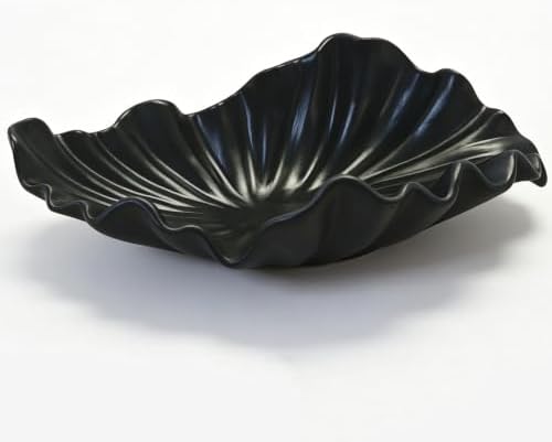 Black Large Decorative Bowl - 16” Fruit/Key/Purse Bowl for Home - Image 4