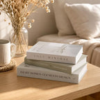 3 PCS Faux Decorative Books for Home Decor-Coffee Table Books Decor-Aesthetic Fake/Faux Books for Decoration,libros Decoration for Coffee Table, Shelf Accessories (Eight THE Space Soft) - Image 4