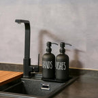 MOMEEMO Black Soap Dispenser Set - Image 5