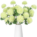 8PCS Green 24 Head 3" Large Fake Chrysanthemum Artificial Flower Balls Stem by Unknown
