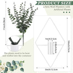 Jexine Hanging Artificial Planters Wall Decor - Image 2