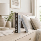 3 PCS Faux Decorative Books for Home Decor-Coffee Table Books Decor-Aesthetic Fake/Faux Books for Decoration,libros Decoration for Coffee Table, Shelf Accessories (Travel House Live Natural) - Image 3