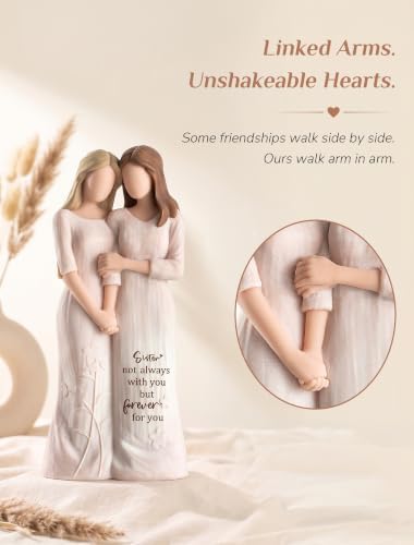 Storieme Sisters Figurine Gifts from Sister, Handmade Gift for Bestie Women - Image 3