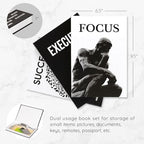 Motivational Decorative Books Set of 3 - Faux Books for Home Office Decor - Image 2