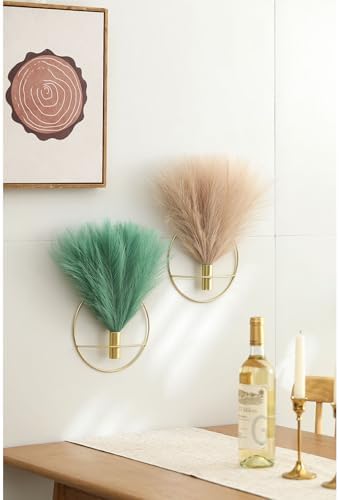 Pretty Jolly Boho Pampas Wall Decor Gold Metal Wall-Mounted Art - Image 5
