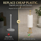 WallCharmers Gold Giraffe Paper Towel Holder & Metal Toilet Paper Stand - Image 6