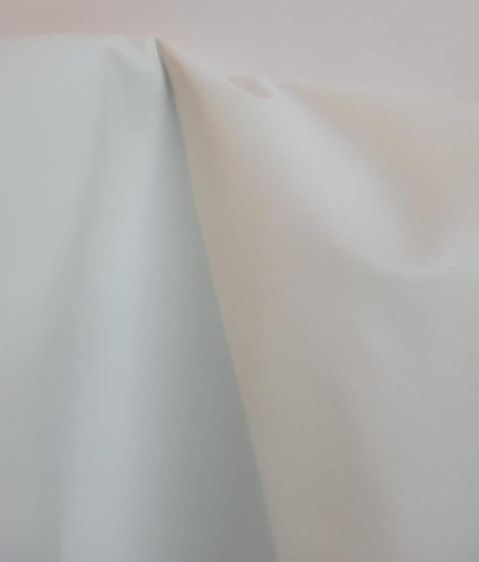 NAT Leathers | White Soft Faux Vegan Leather PU | 1 Yard Cut by The Yard | - Image 3