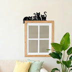 CUTHOLLOW Cute Cats Door Topper Sign Metal Wall Art Decor - Image 6