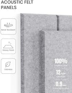 Fluxynara Felt Bulletin Board & Cork Board Alternative 48'' x 36'' - Image 4
