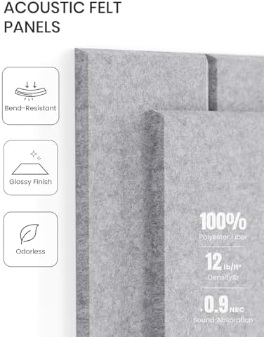 Fluxynara Felt Bulletin Board & Cork Board Alternative 48'' x 36'' - Image 4