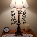 Rajukit 4-Piece Metal Scroll Wall Decor, Rustic Medallion - Image 7