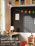 Fluxynara Felt Bulletin Board & Cork Board Alternative 48'' x 36'' - Image 4