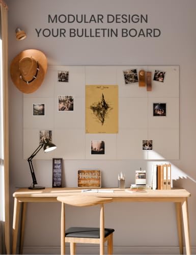Fluxynara Felt Bulletin Board & Cork Board Alternative 36'' x 24'' - 6 Pack - Image 6