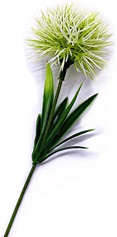 CATTREE Artificial Dandelion Flowers, Plastic Plants Shrubs Bushes Fake Grass Wedding Indoor Outdoor Home Garden Verandah Centerpieces Arrangements Party Decoration Planting Filler - White 10 Pcs - Image 3