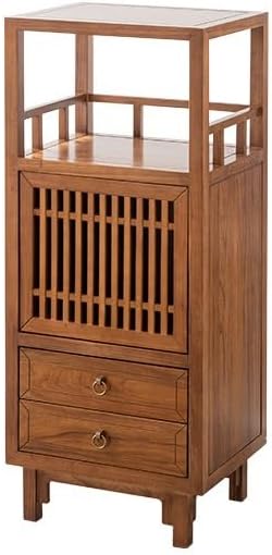 GUERNSEY End Table Chinese Style Wooden Sofa Side Table TV Cabinet Living Room by Unknown