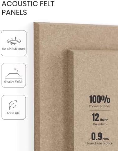 Fluxynara Felt Bulletin Board & Cork Board Alternative 36'' x 24'' - 6 Pack - Image 5