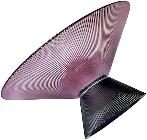 Tapered Glass Decorative Bowl(Purple), 9.8 Inches Handblown Glass Bowl with Modern Two-Tone Cone Shape,Decorative Fruit Bowl for Home Decor, Table Centerpiece, Kitchen Island, and Dining Decor - Image 6