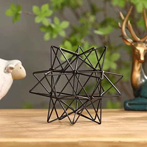 Metal Table Top Decor, 3D Metal Geometric Sculpture - Image 6