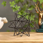 Metal Table Top Decor, 3D Metal Geometric Sculpture - Image 6