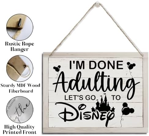 Inspirational Sign, Office Decor, Vintage Wood Sign, Rustic Hanging Wood Plaque Sign, Farmhouse Wooden Wall Sign, Farmhouse Home Wall Decor, Decorative Wall Plaque - Image 3