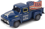 Memorial Day Patriotic Truck Decor, Americana Vintage Pickup Truck Tabletop Decoration, Rustic Farmhouse Tiered Tray Decor for 4th of July Independence Day Home Office by Unknown