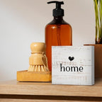 Home Sign, Home Signs for House Decor, Welcome Sign, Rustic Farmhouse Vintage Desk Decor Wood Block Box Plaque for Living Room Wall Shelf, Housewarming Gifts - Image 4