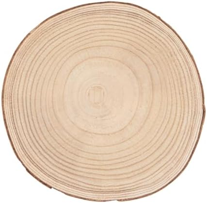 Creative Co-Op Decorative Paulownia Wood Pedestal with Metal Hairpin Legs Round Accent Stand, Natural Finish - Image 4