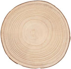 Creative Co-Op Decorative Paulownia Wood Pedestal with Metal Hairpin Legs Round Accent Stand, Natural Finish - Image 4
