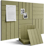 Fluxynara Felt Bulletin Board & Cork Board Alternative 36'' x 24'' - 6 Pack by FLUXYNARA