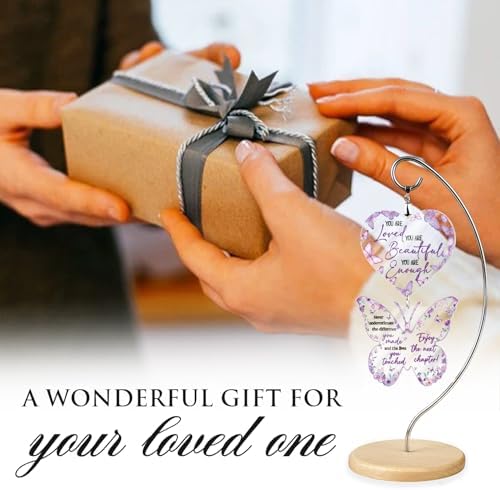 Thank You Gifts for for Women, Nurse, Coworkers, Teacher, Boss, Retirement Farewell Going Away - Appreciation Gifts Little Reminders You are Enough - Motivational Office Desk Decor - Retirement Gift - Image 6
