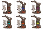 Dlfghos Halloween Skeleton Couple Figurine – Gothic Skeleton Swing Statue for Haunted House & Indoor Decor – Creepy Cute Spooky Tabletop Halloween Decoration for Horror Fans - Image 7
