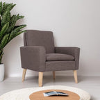 Mid-Century Accent Chair, Modern Fabric Comfy Upholstered Armchair - Image 6