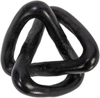 Creative Co-Op Modern Decorative Marble Link Knot, Black - Image 4