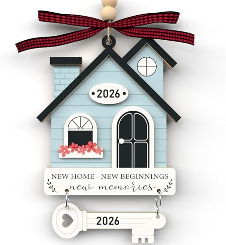New Home Ornament 2026 - Housewarming Gifts for New House, First New Home Warming Gift Ideas for Couple - House Ornaments for Newhouse Owners Ideas - First Christmas 2026 by Sulevalt%C2%AE