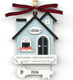 New Home Ornament 2026 - Housewarming Gifts for New House, First New Home Warming Gift Ideas for Couple - House Ornaments for Newhouse Owners Ideas - First Christmas 2026 by Sulevalt%C2%AE