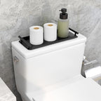 FEILERN Toilet Paper Basket, Toilet Tank Tray with Handle for Organizing - Image 2