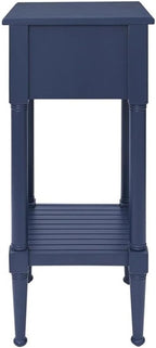 Linon Styers Wood Accent Starfish Coastal Side Table in Navy - Image 7