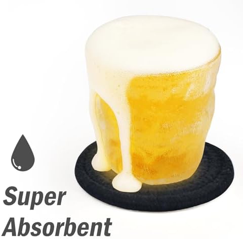 Woven Drink Coasters with Holder, Coasters for Drinks Set of 10 - Image 3