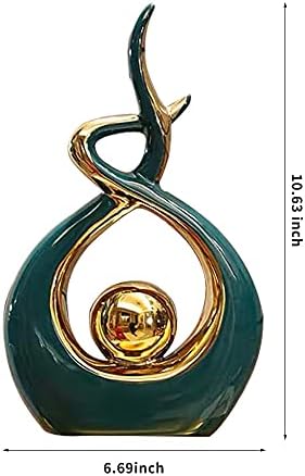 Norrclp Home Decor Modern Abstract Art Ceramic Statue Table Decor (Small) - Image 6
