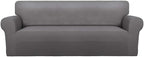 PureFit Stretch Couch Covers for Sofa Large Sofa Slipcovers Light Gray | by PureFit