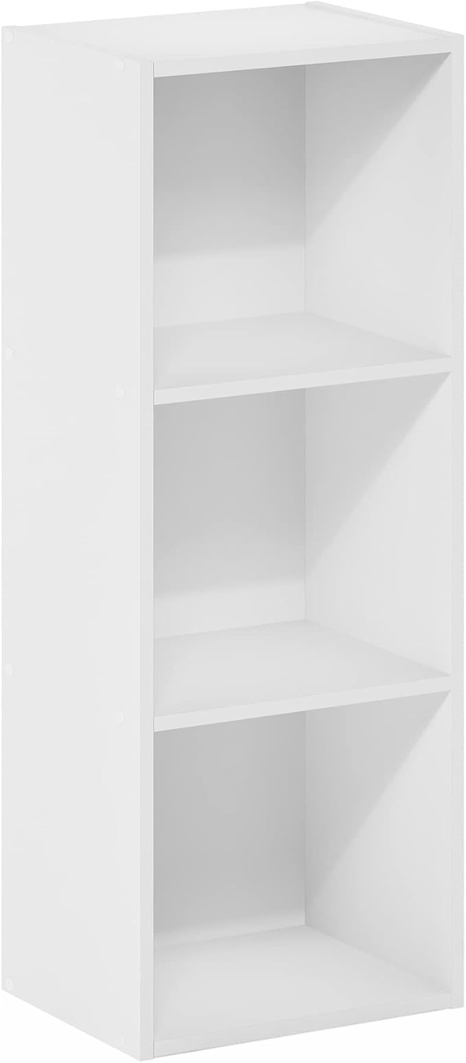 Furinno PASIR Book Shelf, 3-Tier Bookshelf, Easy Assembly Bookcase - Image 6