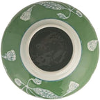 Creative Co-Op Decorative Ceramic Ginger Jar with Lid, Green - Image 3