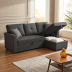 Convertible Sofa Bed, L Shape Sleeper Sofa - Image 8