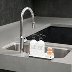 MOMEEMO Soap Dispenser Set Comes with Stainless Steel Pumps, White & White - Image 5