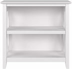 Bush Home Key West Small 2 Shelf Bookcase in Pure White Oak, Compact Home - Image 5