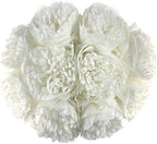 2 Bouquet 10Heads Artificial Fake Peony Flowers Silk Faux Flower for Home Office Party Wedding Decorations by SOFTKIDS