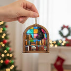 Book Lovers Gifts Book Ornament, Teacher Gifts for Women, Librarian, Reader - Image 2