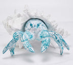 Beach Coastal Blue Hermit Crab Statue Home Bathroom Decor Gift by Unknown